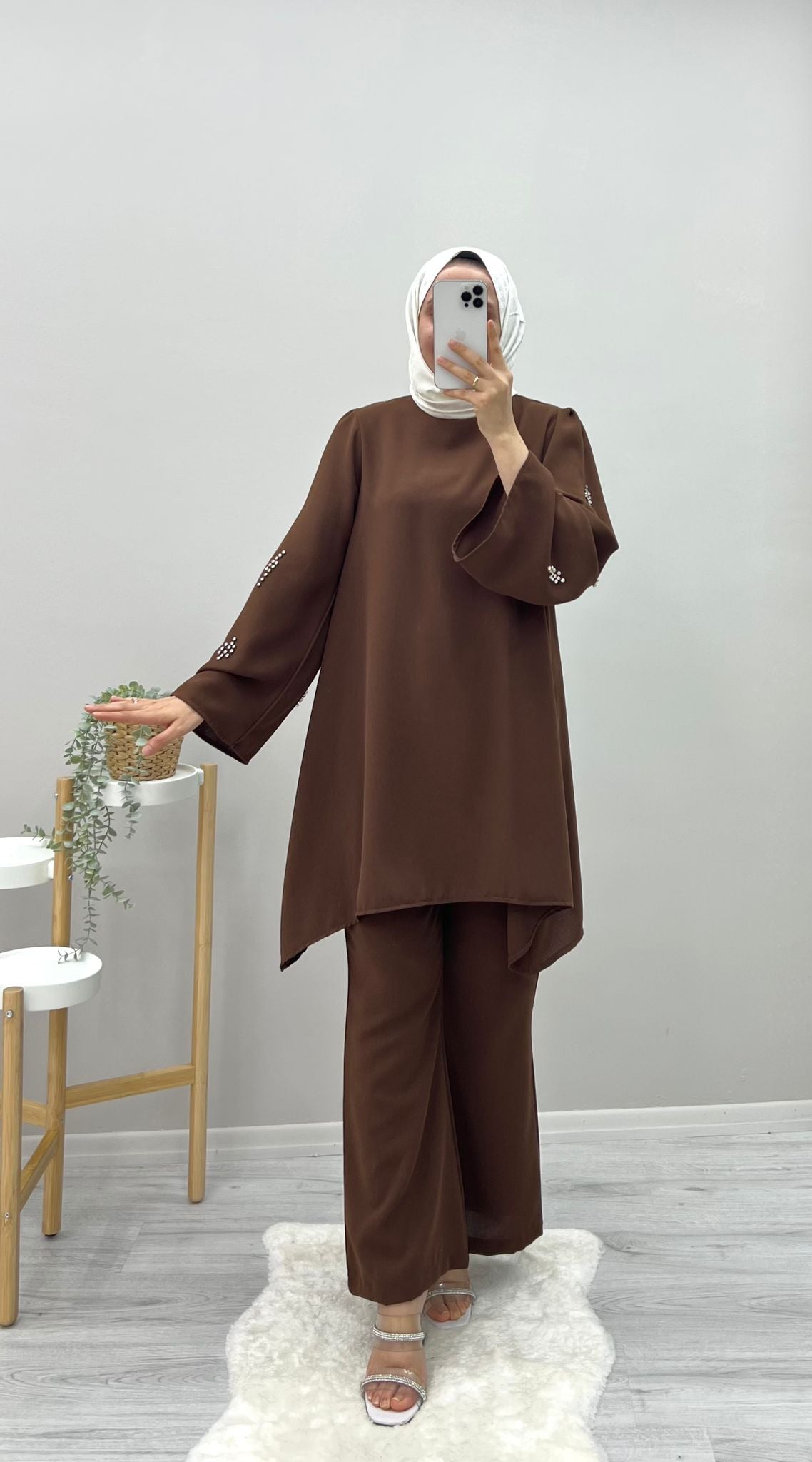 7017 - Trendy Takım - Acı Kahve