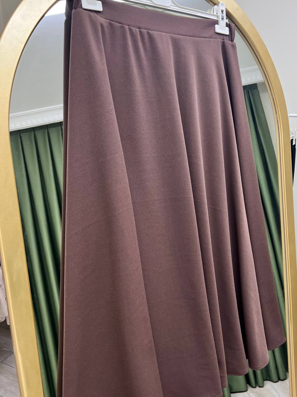 7314 - Kloş Etek - Kahve Rengi