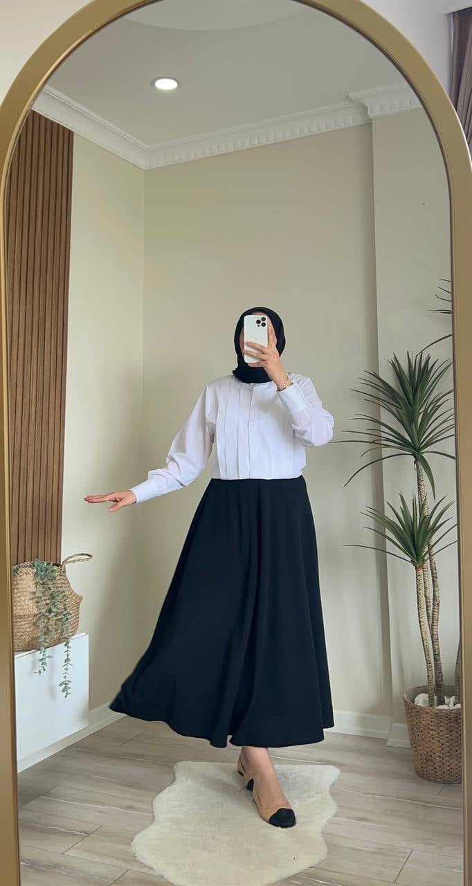 7314 - Kloş Etek - Siyah