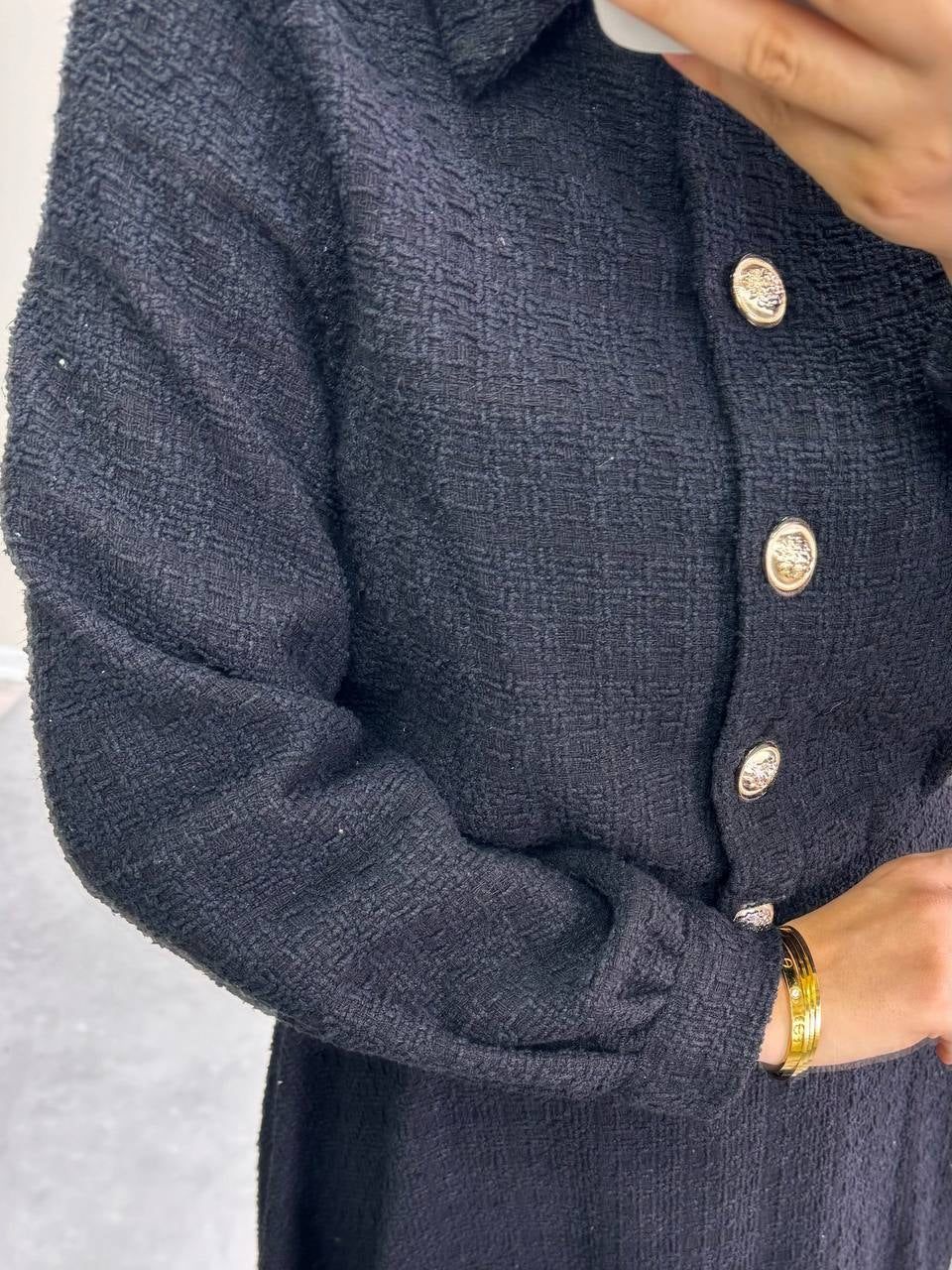 8915 - Chanel Etekli Takım - Siyah