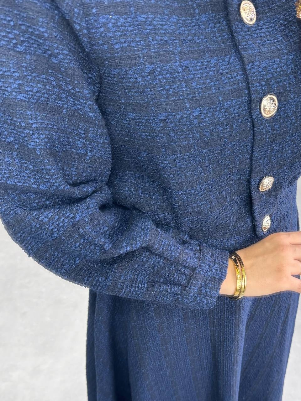 8915 - Chanel Etekli Takım - Lacivert