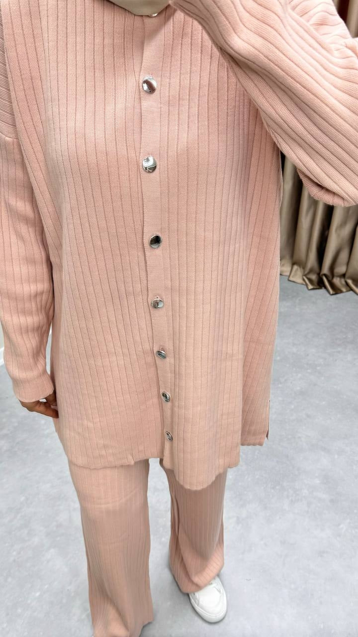 8922 - Rosa Triko Pant. Takım - Pastel Pembe