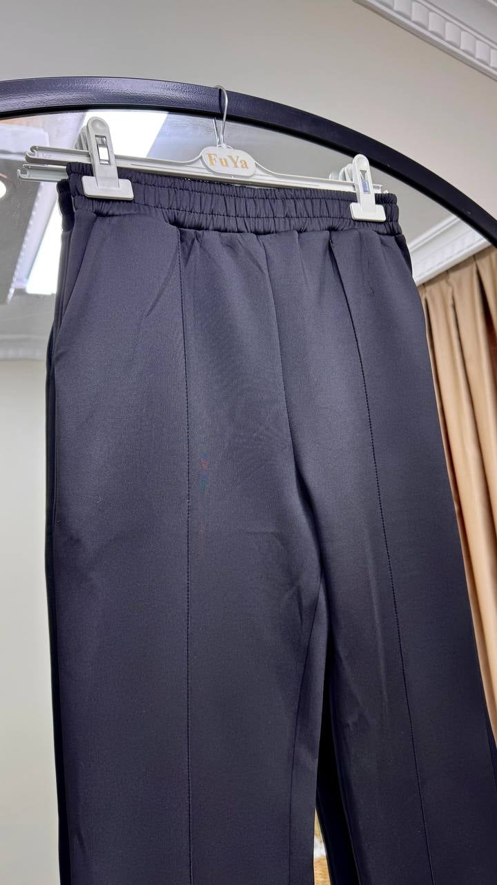 0758 - Çımalı Scuba Pantolon - Siyah