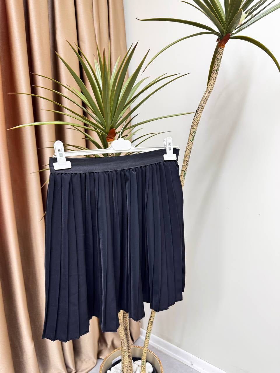 0789 - Yarım Pileli İçlik - Siyah