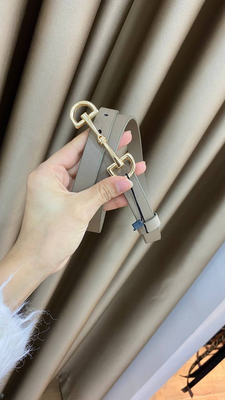 1267 - Marka Gold Tokalı Kemer - vizon