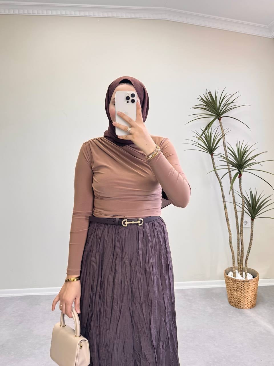 1359 - Drapeli Bluz - Camel