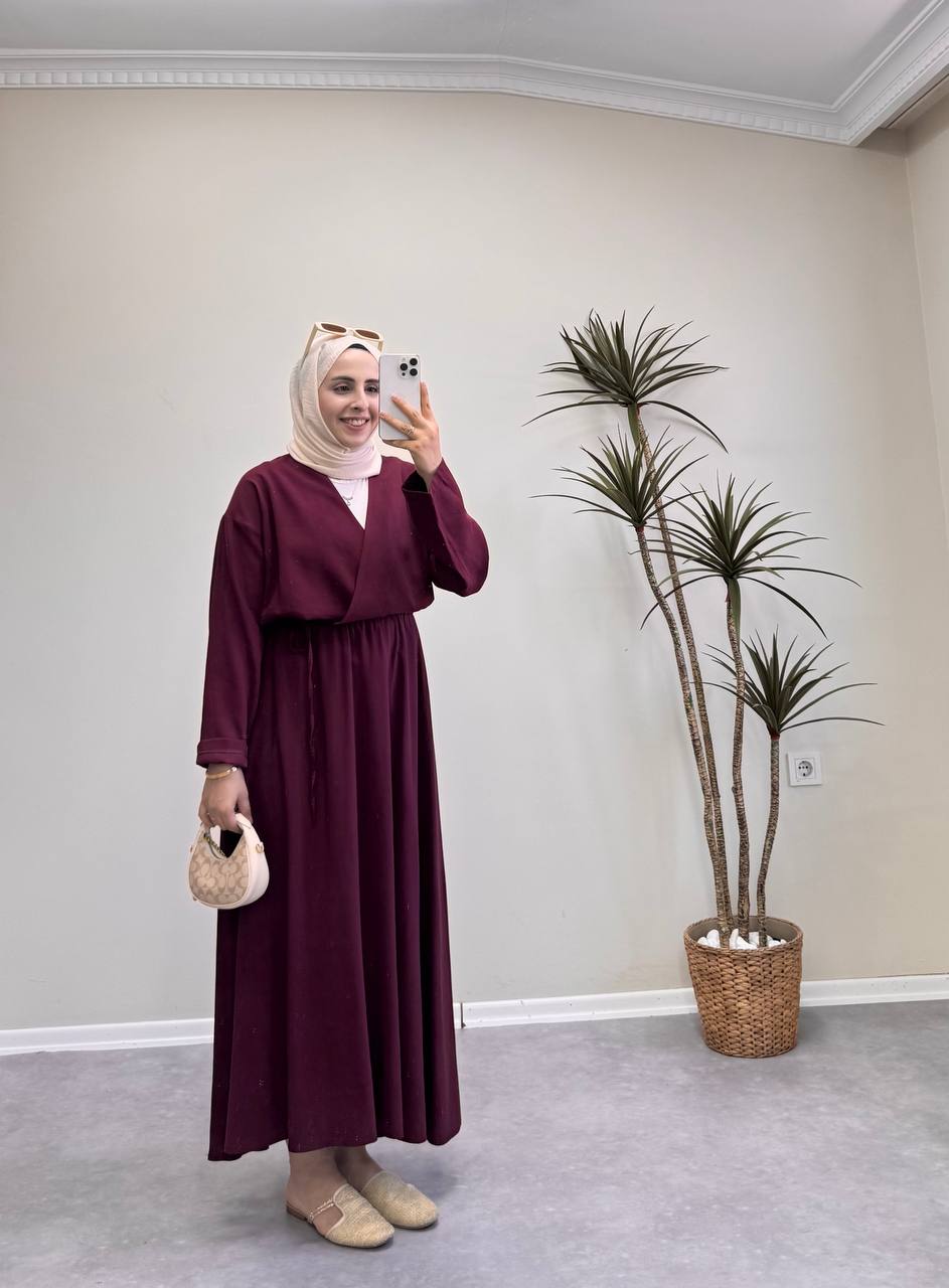 1762 - Liya Etekli Takım - Bordo