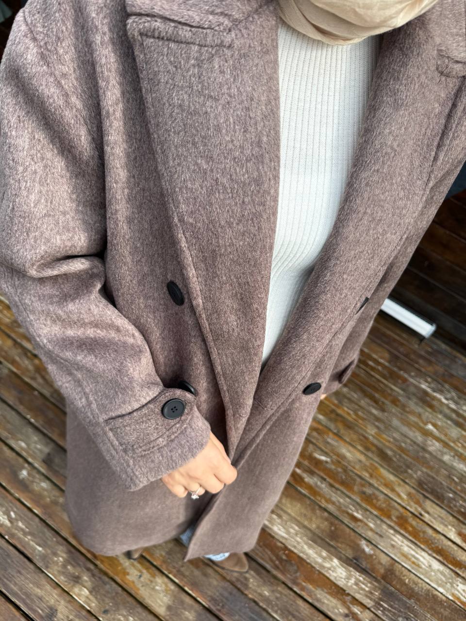 2790 - Tay Tüyü Kaban - Kahverengi