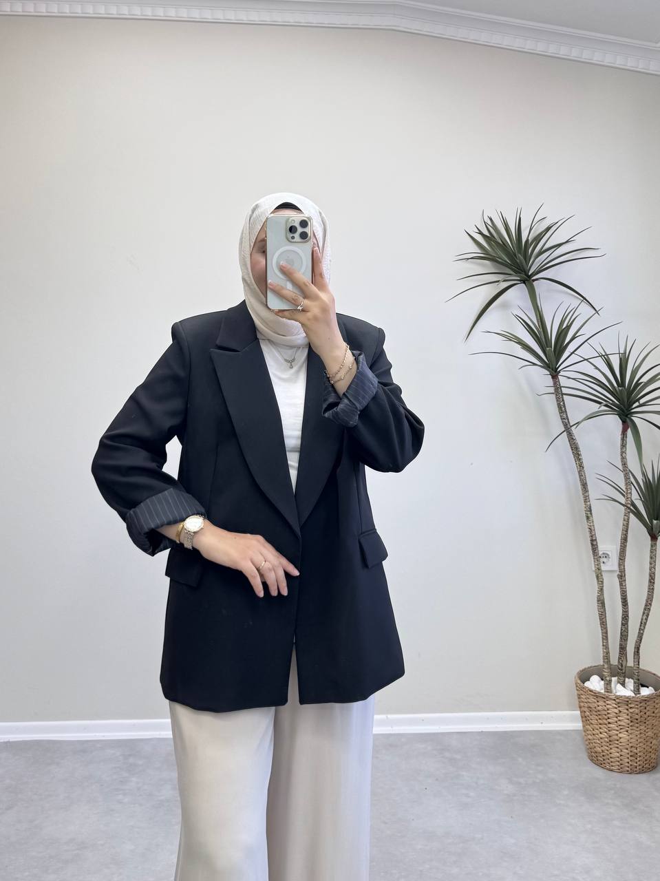 2325 - Blazer Ceket - Siyah