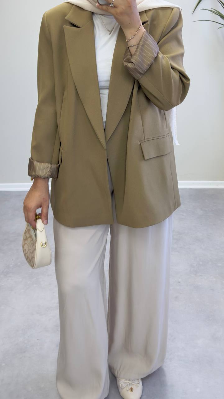 2325 - Blazer Ceket - Haki