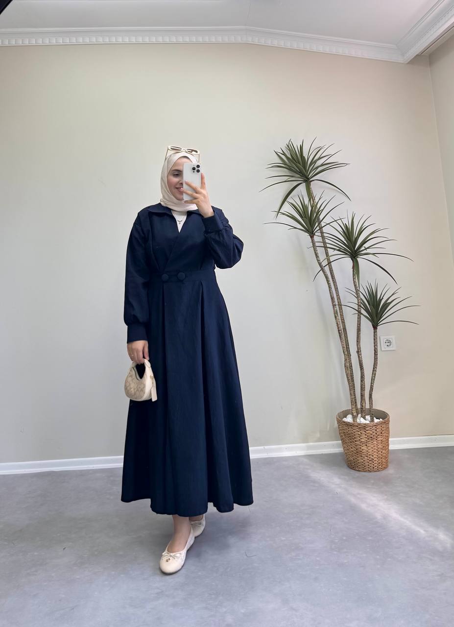1366 - Hera Elbise - Lacivert