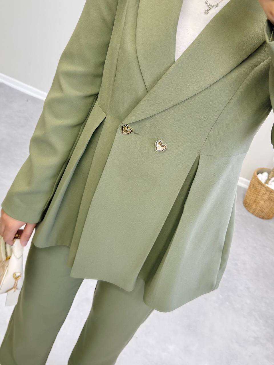 1748 - Bloom Pantolon Takım - Mint