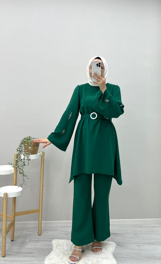 7017 - Trendy Takım - Zümrüt Yeşil