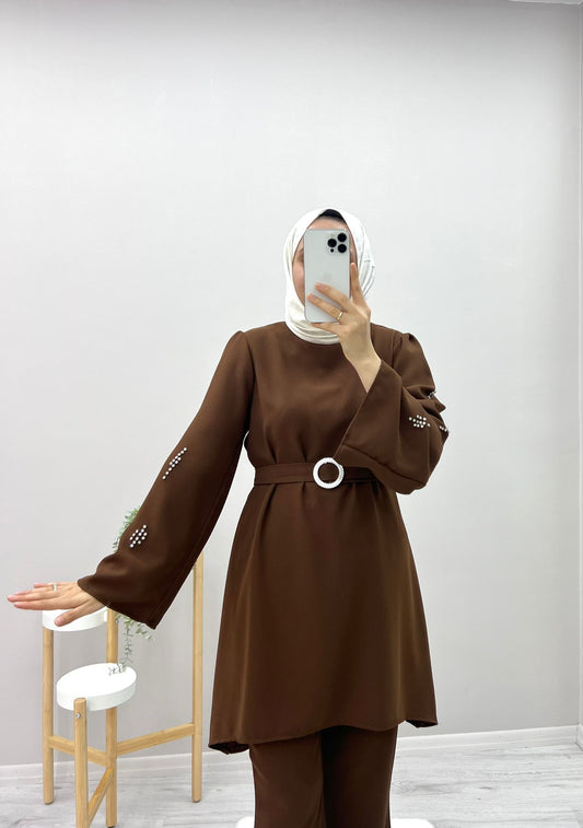 7017 - Trendy Takım - Acı Kahve