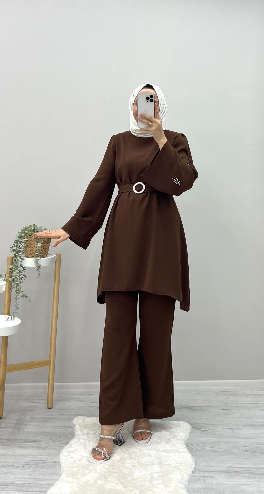 7017 - Trendy Takım - Acı Kahve