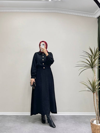 8915 - Chanel Etekli Takım - Siyah