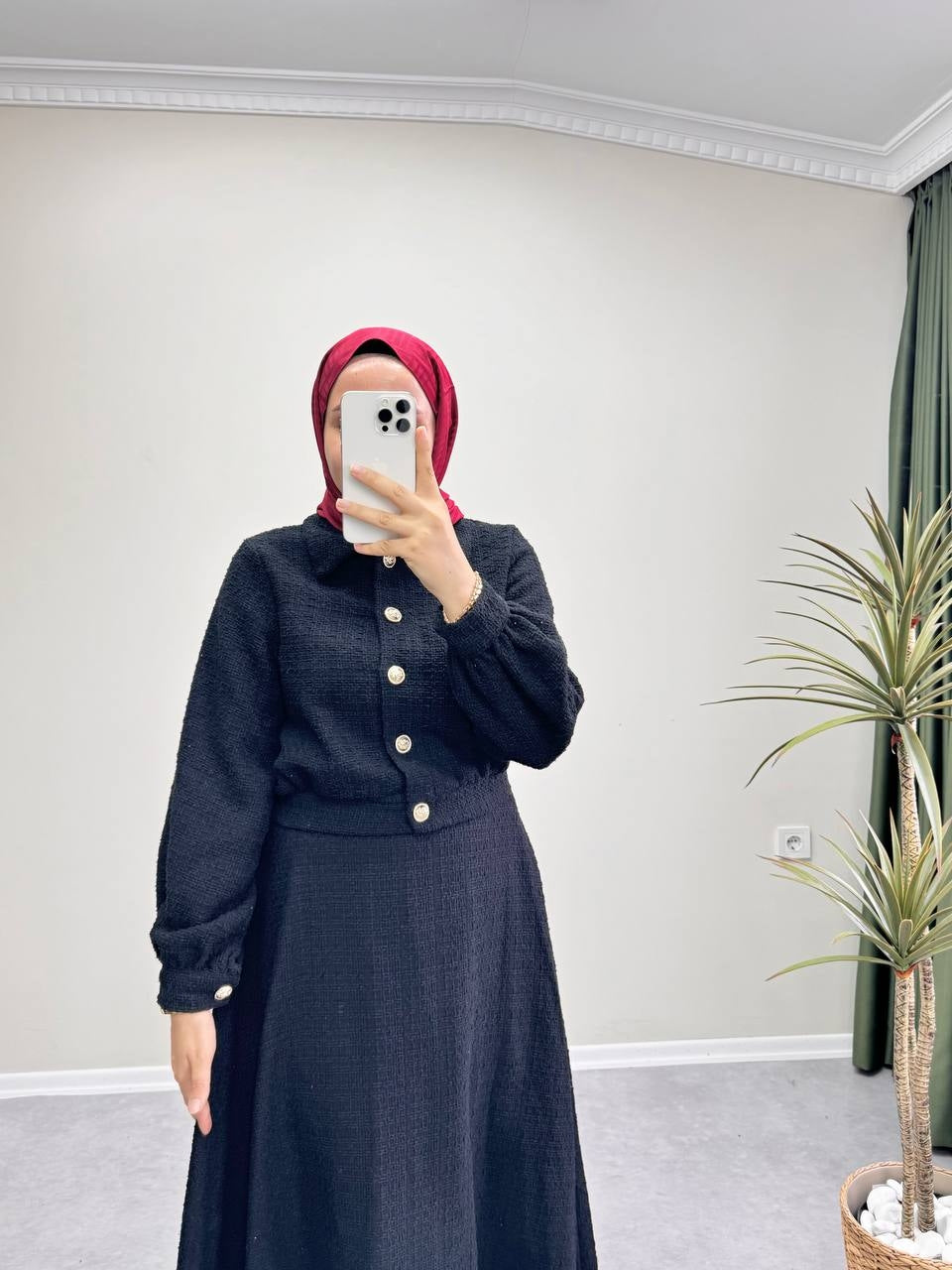 8915 - Chanel Etekli Takım - Siyah