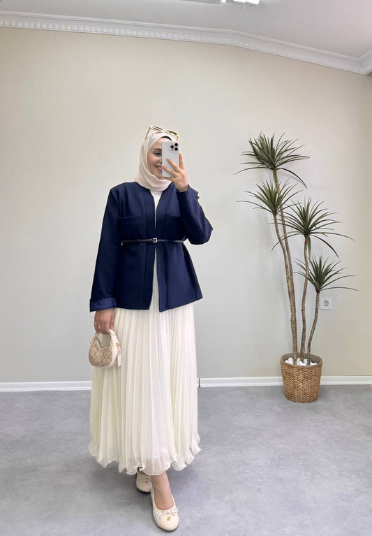1663 - Blazer Ceket - Lacivert