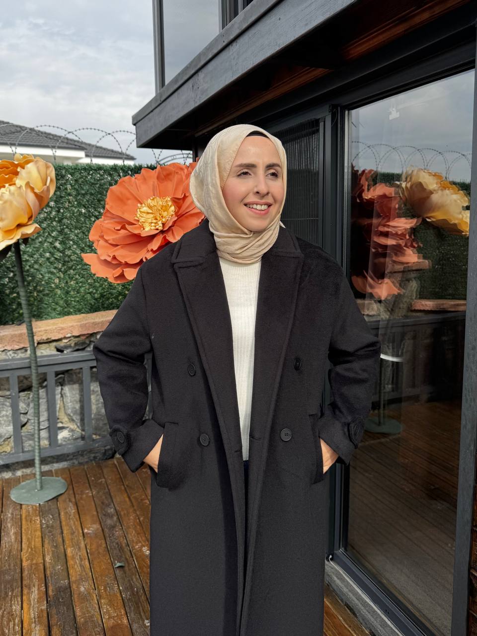 2790 - Tay Tüyü Kaban - Siyah