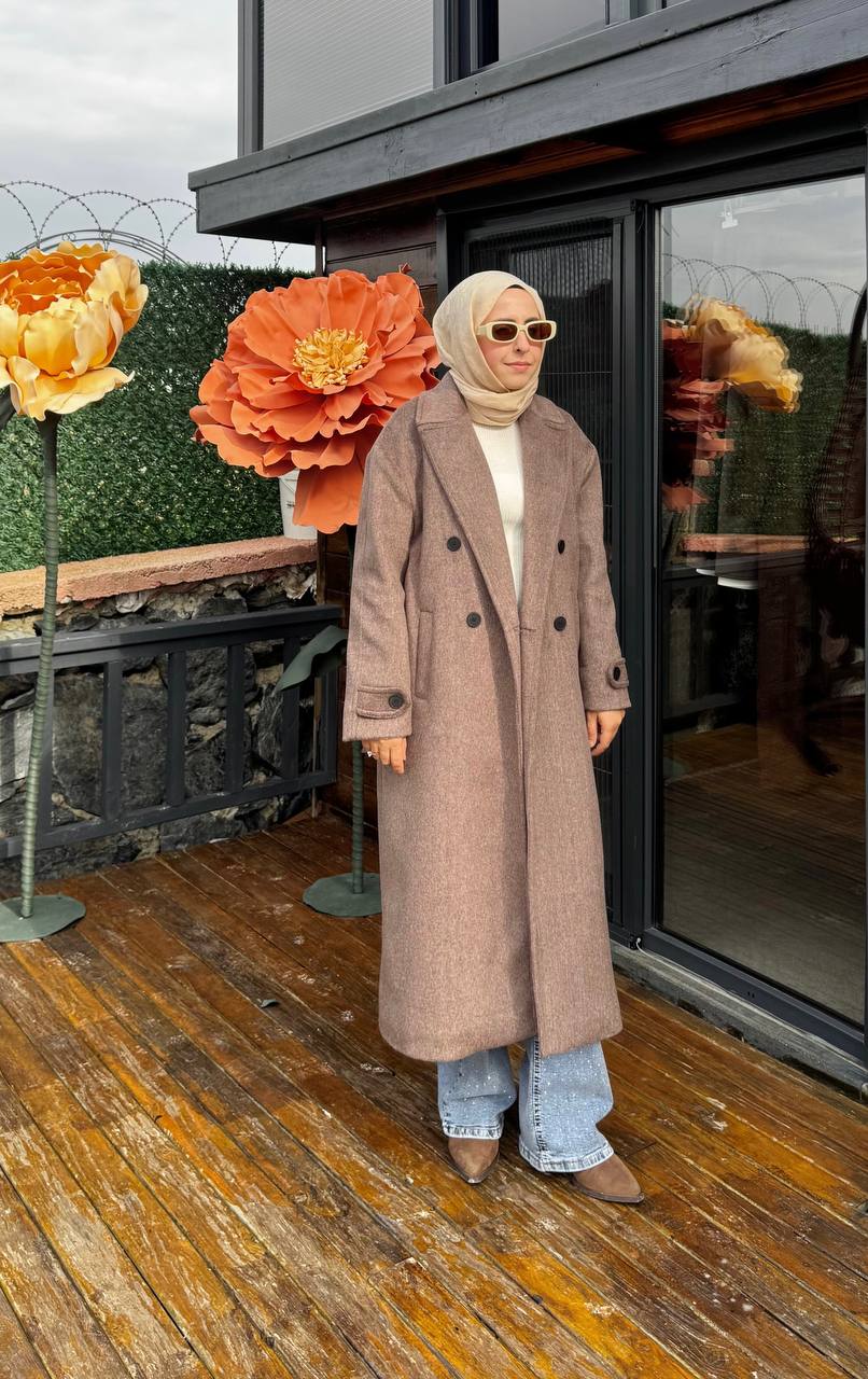 2790 - Tay Tüyü Kaban - Kahverengi