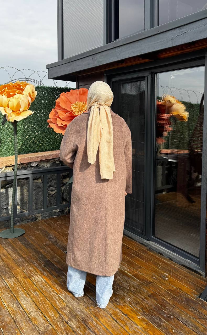 2790 - Tay Tüyü Kaban - Kahverengi