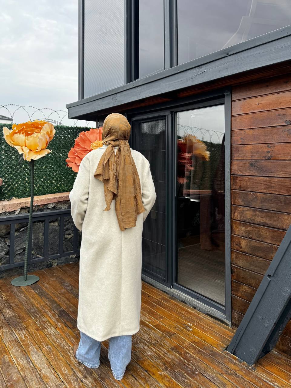 2790 - Tay Tüyü Kaban - Bej