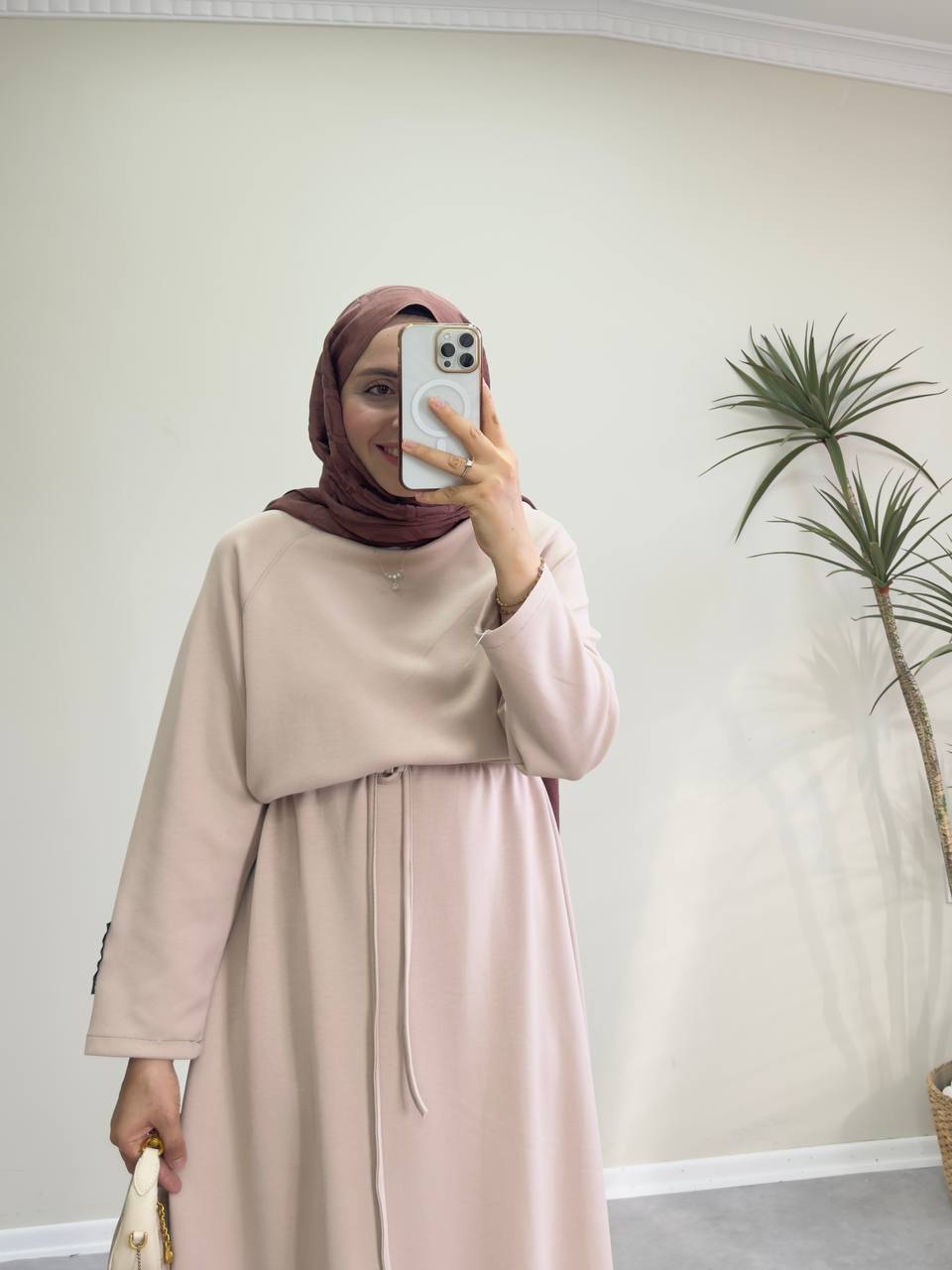 2509 - Oysho Elbise - Bej