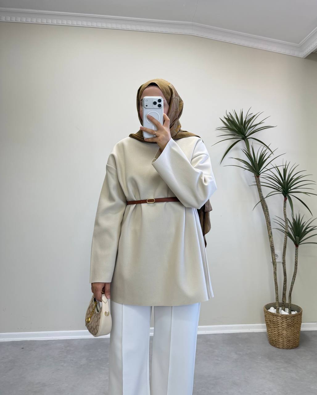 2691 - Kaşe Kazak - Bej