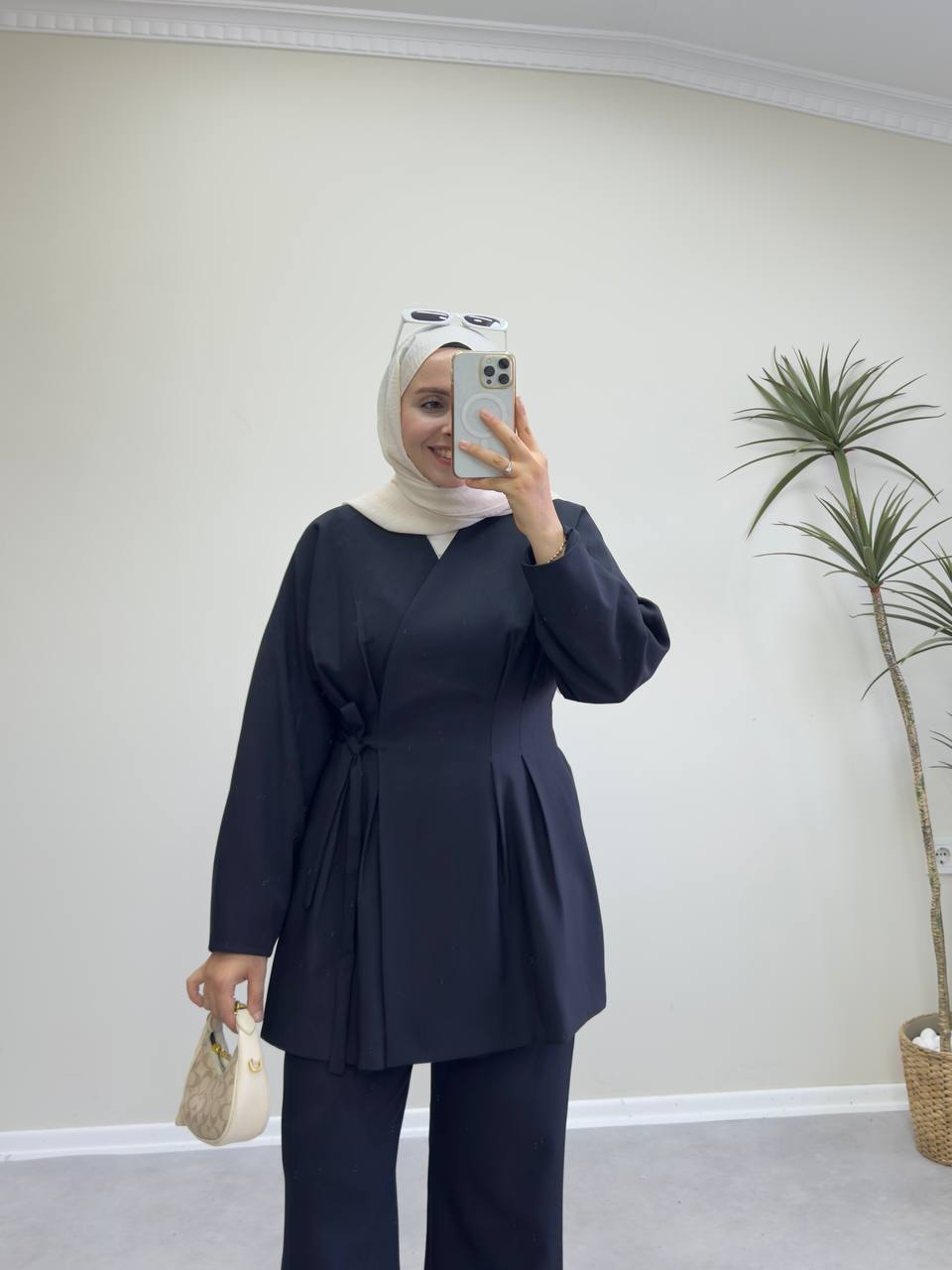 2288 - Naina Pantolon Takım - Siyah