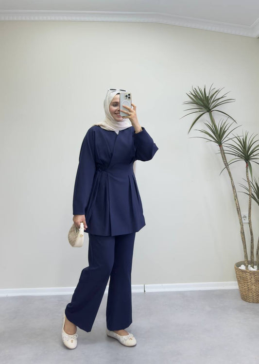 2288 - Naina Pantolon Takım - Lacivert
