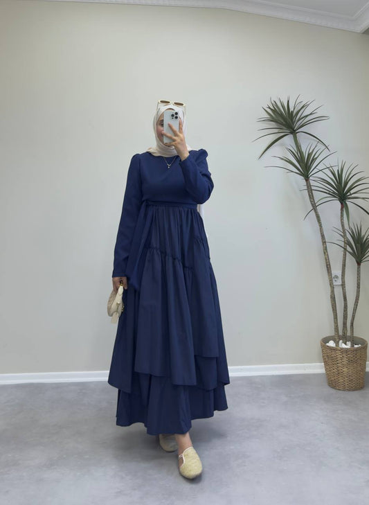 2042 - Merli Elbise - Lacivert