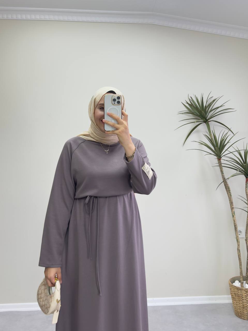 2509 - Oysho Elbise - Vizon