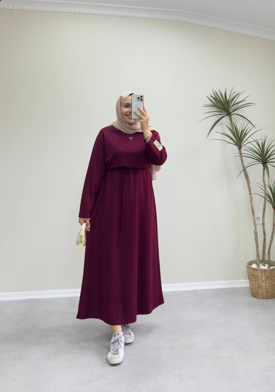 2509 - Oysho Elbise - Bordo