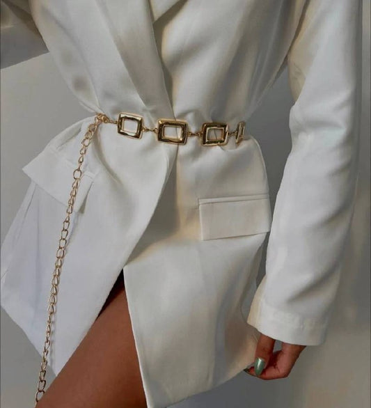 2455 - kare Metal Kemer Gold