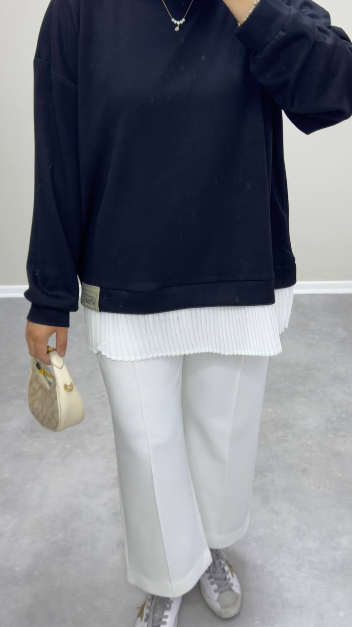 2530 - İçlikli Oysh Sweat - Siyah