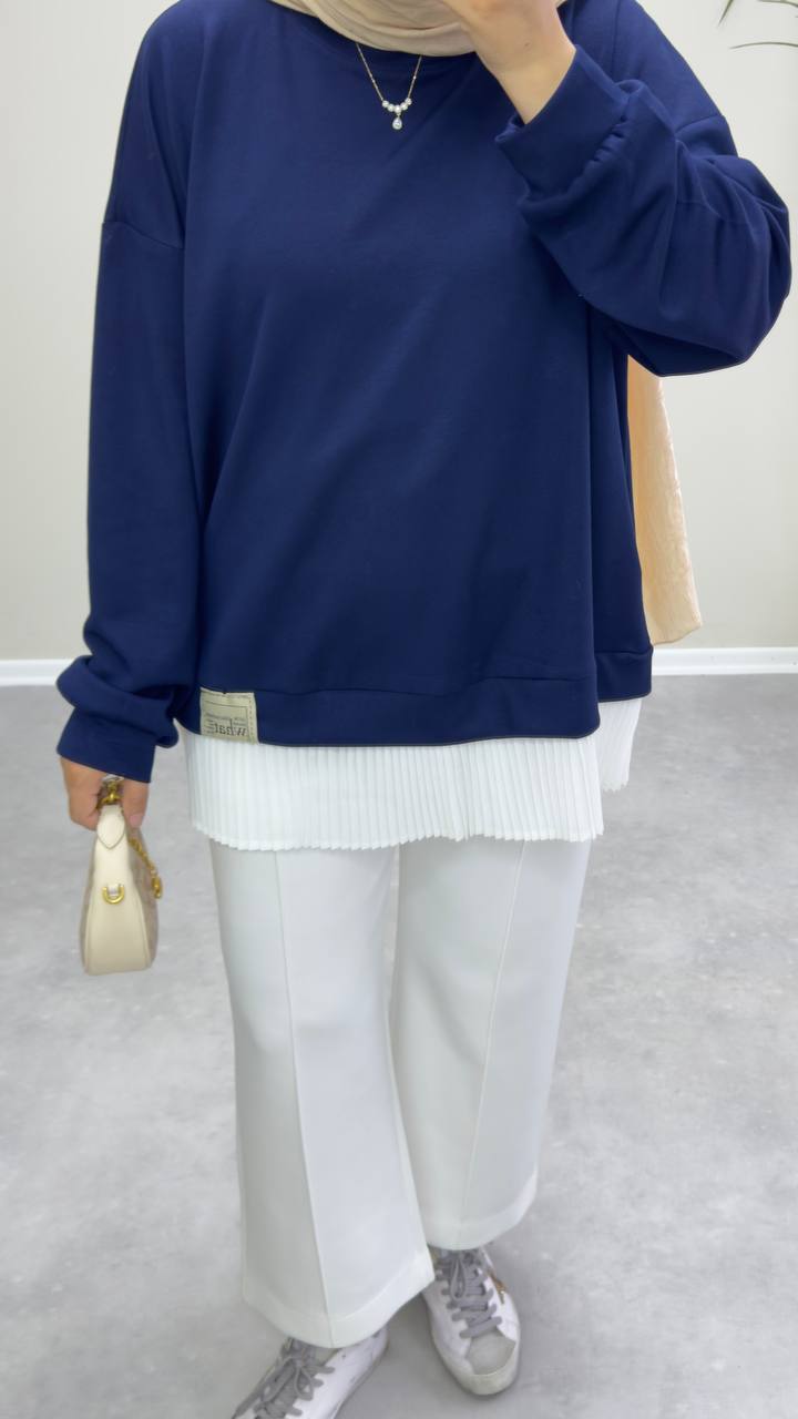 2530 - İçlikli Oysh Sweat - Lacivert