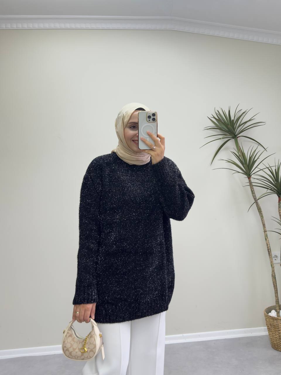 2561 - Simli Kazak - Siyah