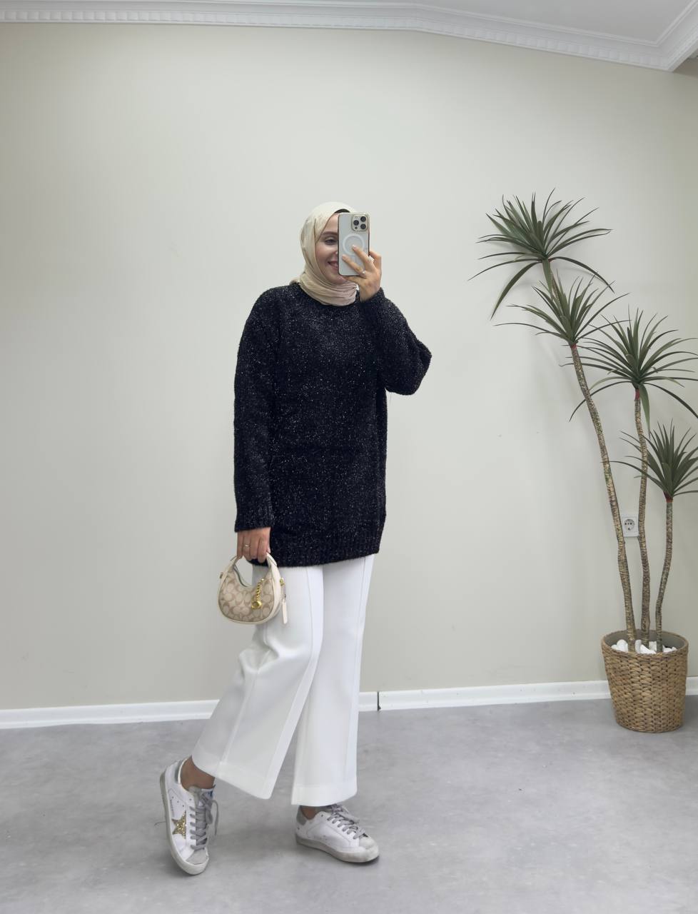 2561 - Simli Kazak - Siyah