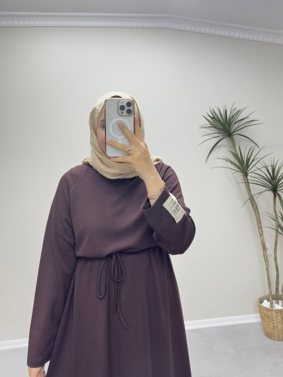 2509 - Oysho Elbise - Acı Kahve