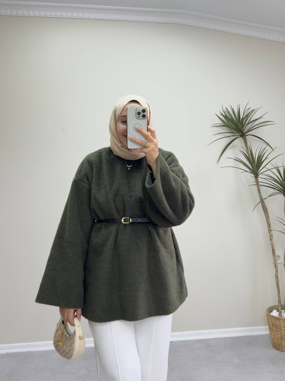 2615 - Yün Kazak - Haki